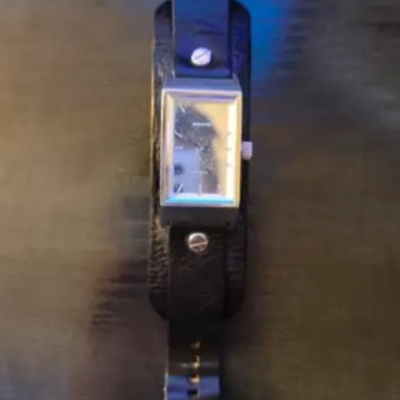 Diesel Cuff Leather Watch - Picture 3 of 10